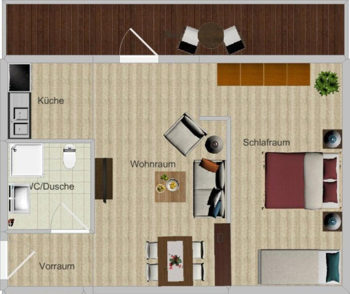 Appartements Alpenland Pertisau Rom bilde